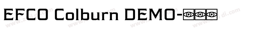 EFCO Colburn DEMO字体转换